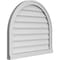 Ekena Millwork Round Top Surface Mount PVC Gable Vent w/ 2"W x 2"P Brickmould Sill Frame, 30"W x 26"H GVPRT30X2603SN - alternate 2
